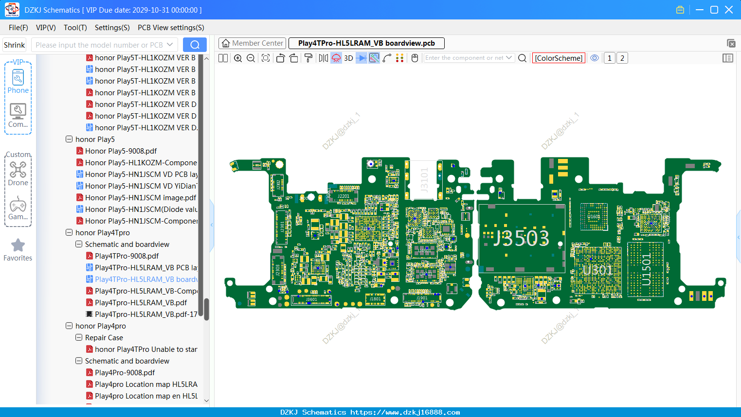 HONOR Play4TPro-HL5LRAM_VB Boardview